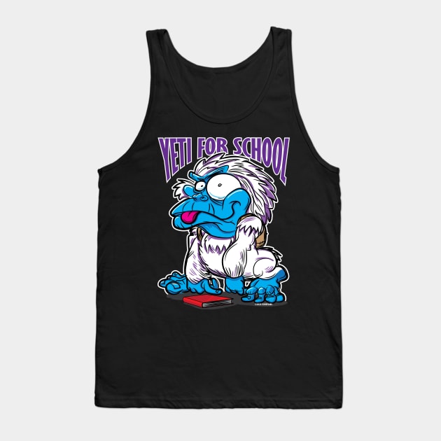 Yeti for School Tank Top by eShirtLabs